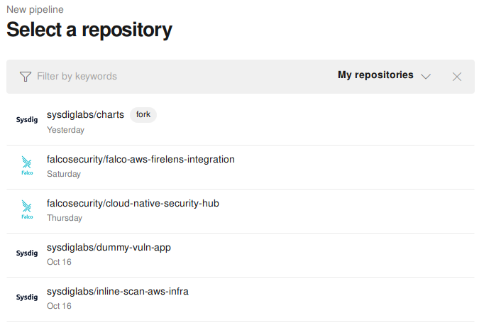 Azure Pipeline, list of repositories from GitHub